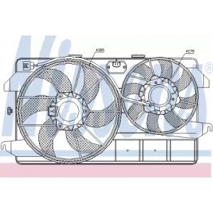 Вентилятор охолодження двигуна AS07337871 на FORD TRANSIT CONNECT / TOURNEO 2002-2009