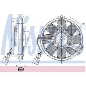 Вентилятор охлаждения двигателя AS00054838 на AUDI A6 (C5) 1997-2000