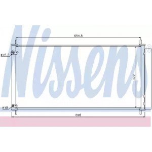 Радиатор кондиционера AS07313399 на TOYOTA AURIS 2010-2012