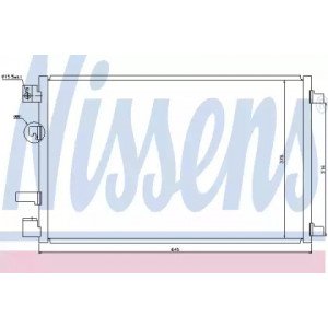 Радіатор кондиціонера AS00054184 на NISSAN QASHQAI 2006-2009