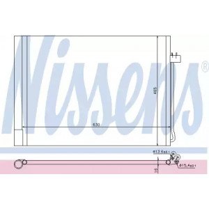 Радиатор кондиционера AS00054756 на BMW X5 (E70) 2006-2010