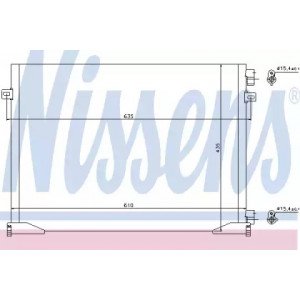 Радіатор кондиціонера AS00053888 на RENAULT TRAFIC 2002-2007