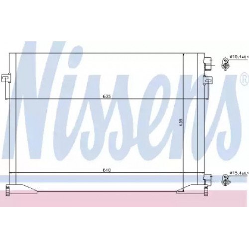 Радіатор кондиціонера AS00053888 на RENAULT TRAFIC 2002-2007