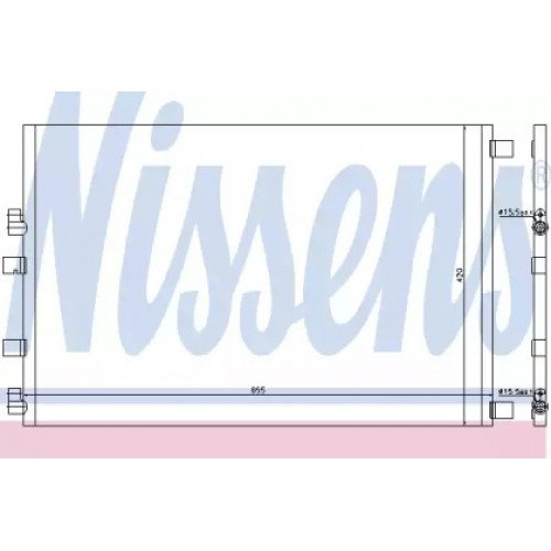 Радіатор кондиціонера AS00059849 на RENAULT MEGANE (II) 2003-2008