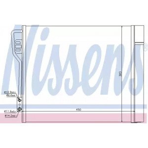 Радіатор кондиціонера AS00053831 на SMART FORTWO II (451) 2007-2014