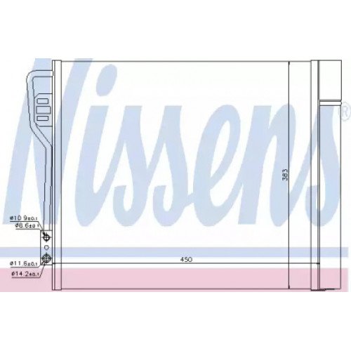 Радиатор кондиционера AS00053831 на SMART FORTWO II (451) 2007-2014