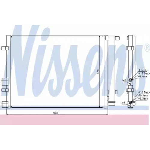 Радиатор кондиционера AS07338712 на HYUNDAI i20 2009-2012