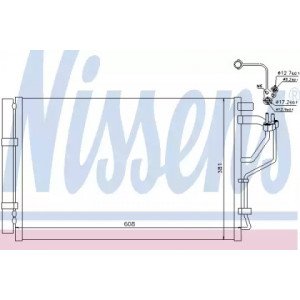 Радиатор кондиционера AS00060146 на HYUNDAI ELANTRA (MD) 2011-2014