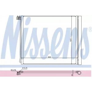 Радиатор кондиционера AS00060233 на BMW X6 (E71) 2008-2014