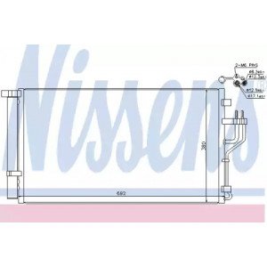 Радіатор кондиціонера AS00054322 на KIA SPORTAGE (SL) 2010-2015