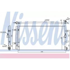 Радіатор кондиціонера AS07310235 на AUDI A5 (B8) 2012-2016