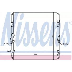Радіатор кондиціонера AS00059782 на TOYOTA LAND CRUISER (J10) 1998-2008