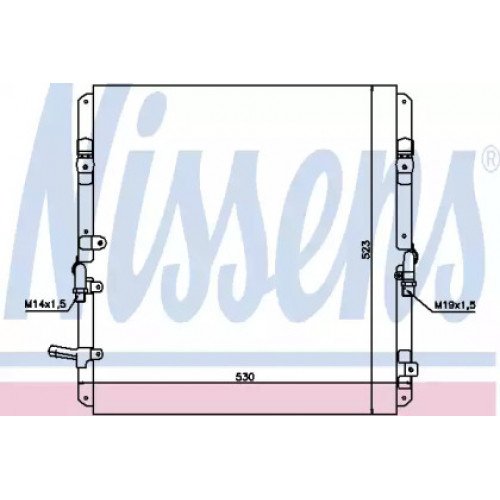 Радиатор кондиционера AS00059782 на TOYOTA LAND CRUISER (J10) 1998-2008