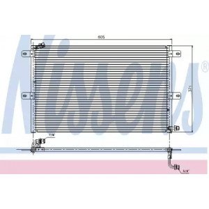 Радиатор кондиционера AS00053678 на VOLKSWAGEN CADDY I 1995-2004