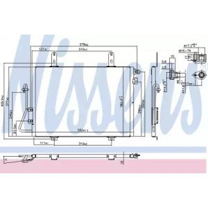 Радиатор кондиционера AS07304012 на RENAULT KANGOO 1997-2003