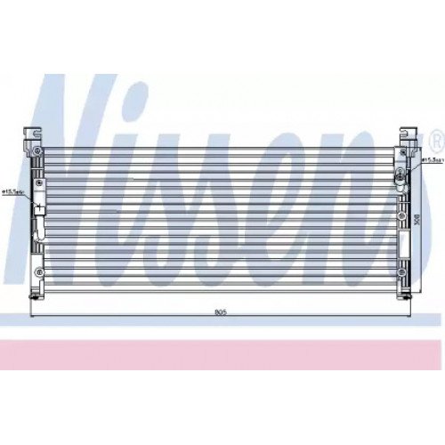 Радиатор кондиционера AS07297466 на TOYOTA RAV4 1994-2001