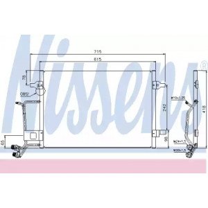 Радіатор кондиціонера AS00059757 на AUDI A4 (B5) 1995-2001