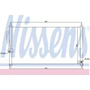 Радиатор кондиционера AS00054596 на HONDA CRV 1997-2001