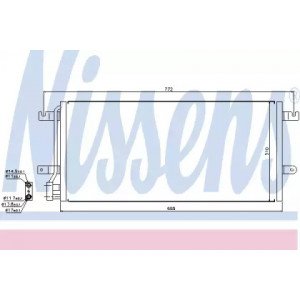 Радіатор кондиціонера AS00059732 на VOLKSWAGEN T4 1990-2003