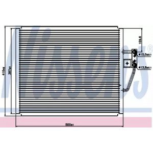 Радіатор кондиціонера AS00060264 на BMW 5 (E39) 1995-2003