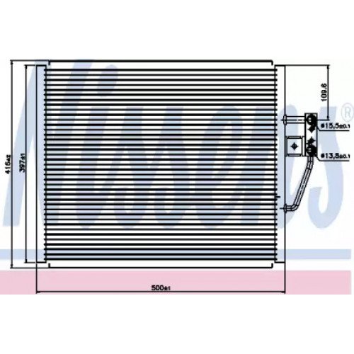 Радіатор кондиціонера AS00060264 на BMW 5 (E39) 1995-2003