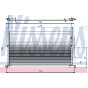 Радіатор кондиціонера AS07328733 на FORD MONDEO 2004-2007
