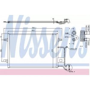 Радиатор кондиционера AS07298071 на VOLKSWAGEN PASSAT (B5) 1997-2005