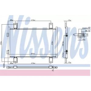 Радіатор кондиціонера AS07329672 на CITROEN JUMPER 2002-2006