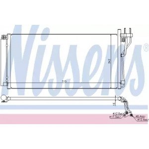 Радіатор кондиціонера AS00054405 на HYUNDAI SONATA (NF) 2008-2010