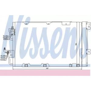 Радиатор кондиционера AS07318213 на OPEL ASTRA H 2003-2014