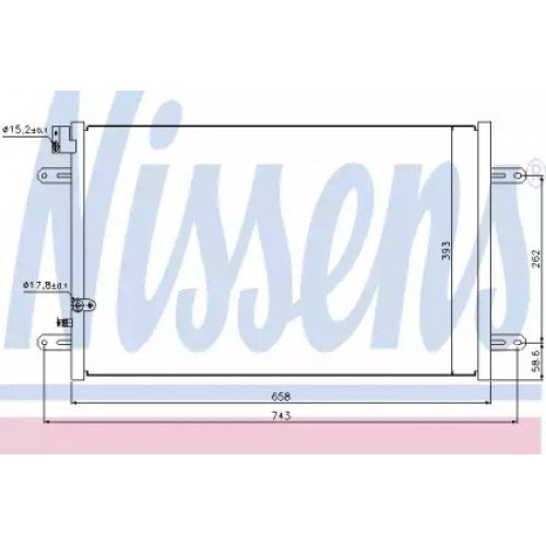 Радіатор кондиціонера AS00054863 на AUDI A6 (C6) 2004-2011