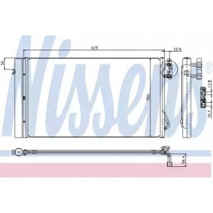 Радіатор кондиціонера AS00054812 на BMW X1 (E84) 2009-2012