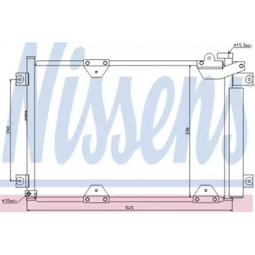 Радіатор кондиціонера AS00059830 на SUZUKI VITARA GRAND 1998-2005