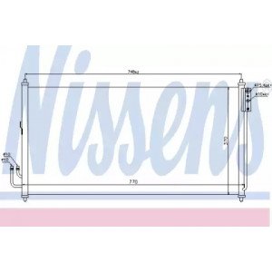 Радиатор кондиционера AS00054151 на NISSAN MURANO (Z50) 2003-2008