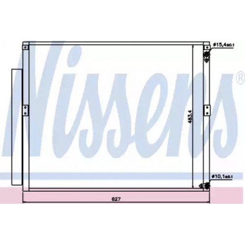 Радиатор кондиционера AS00059789 на TOYOTA LAND CRUISER PRADO (J12) 2003-2009
