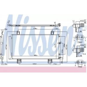 Радиатор кондиционера AS00054330 на LEXUS IS 2005-2013