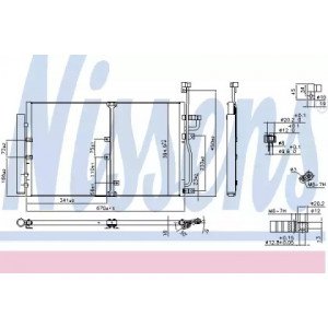 Радіатор кондиціонера AS07337598 на CHEVROLET CAPTIVA 2006-2011