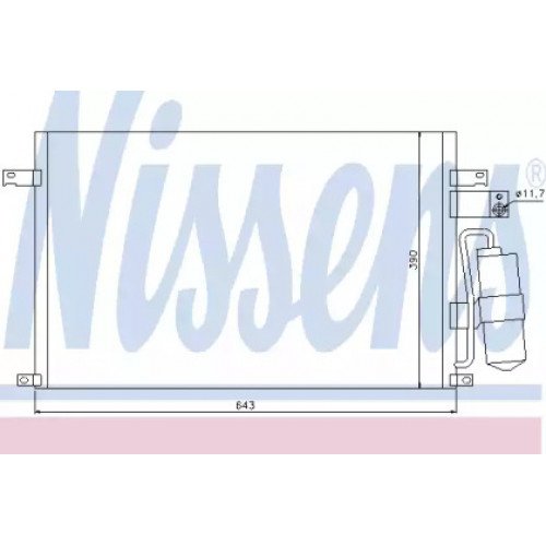 Радіатор кондиціонера AS00060252 на CHEVROLET EPICA 2006-2011