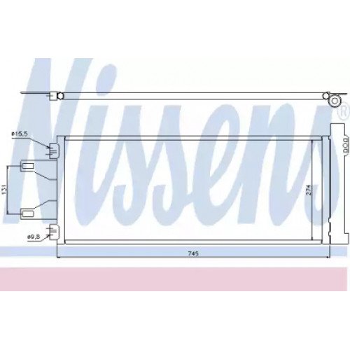 Радіатор кондиціонера AS00054676 на FIAT DUCATO 2006-2014