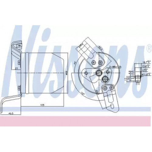 Осушувач кондиціонера AS07316293 на BMW 3 (E36) 1990-1999