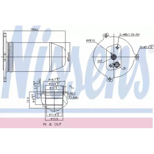 Осушувач кондиціонера AS00060266 на BMW 5 (E39) 1995-2003