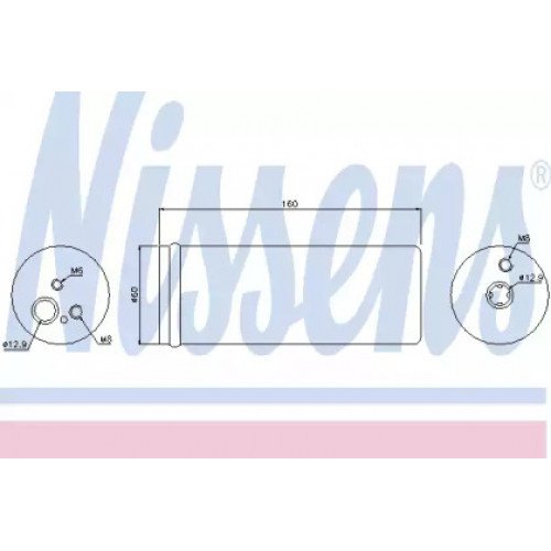 Осушувач кондиціонера AS00053725 на SKODA OCTAVIA (1U2/1U5) 2000-2010