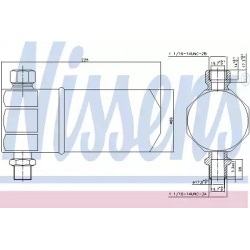 Осушитель кондиционера AS07318062 на VOLKSWAGEN PASSAT (B5) 1997-2005