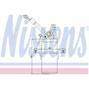 Осушувач кондиціонера AS07337373 на FORD FOCUS 1998-2004