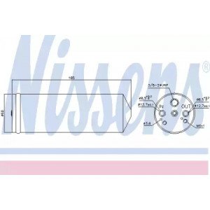 Осушитель кондиционера AS07341079 на MITSUBISHI SPACE STAR 2002-2005