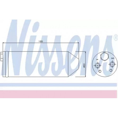 Осушувач кондиціонера AS00059708 на VOLVO S60 2000-2006