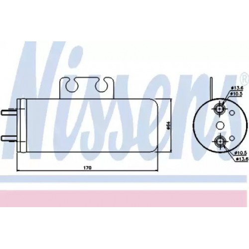Осушитель кондиционера AS00059896 на PEUGEOT 206 1998-2009
