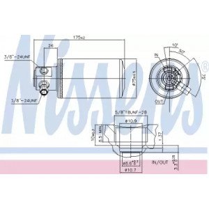 Осушитель кондиционера AS07334683 на MERCEDES SPRINTER 1995-2000