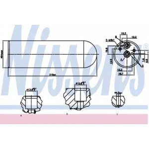 Осушитель кондиционера AS00060057 на MERCEDES SPRINTER 2000-2006