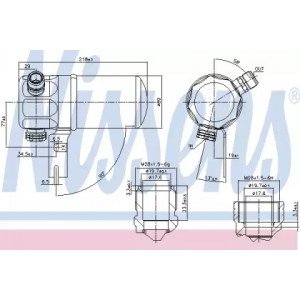 Осушитель кондиционера AS00054882 на AUDI A8 (D2) 1994-1998